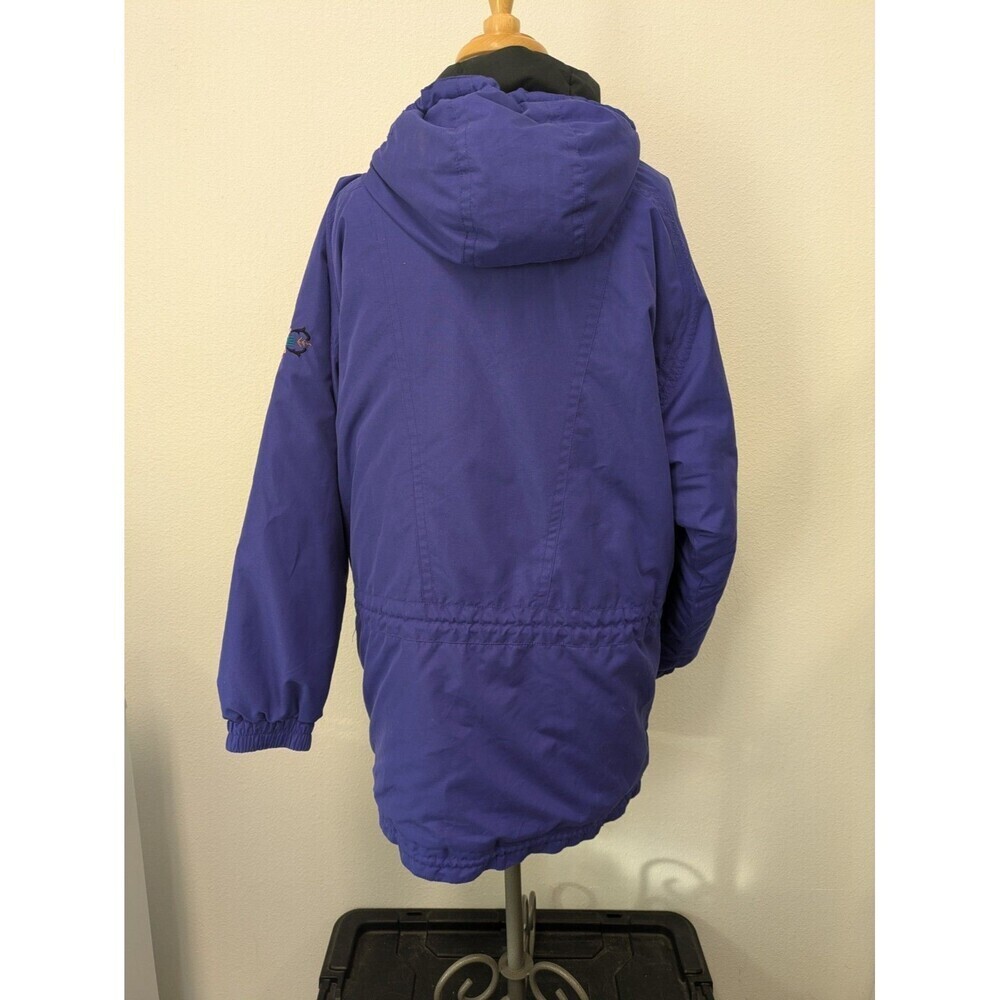 Vintage Fera Skiwear Jacket Blue Purple Women's S/M Ski Retro 90s Hearts - Picture 5 of 15